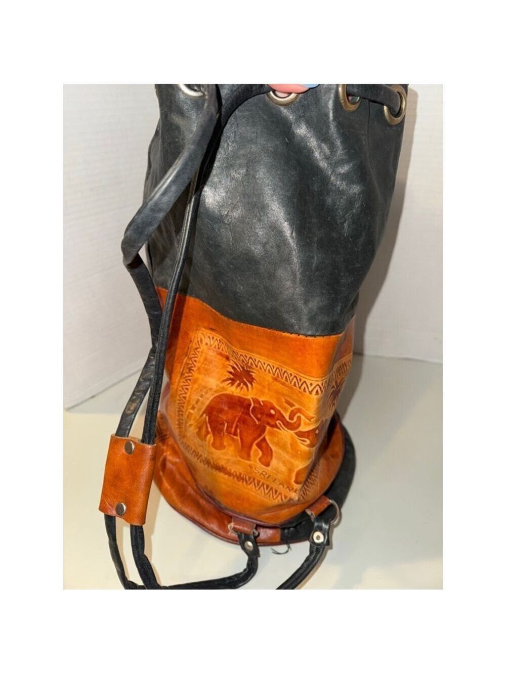 Unbranded Bucket Bag Women's Black Brown One Size - Picture 5 of 10